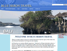 Tablet Screenshot of blueherontravel.ca